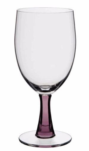 DARTINGTON CRYSTAL AURA MULBERRY TALL GOBLET